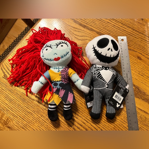 Disney Jack Skellington And Sally plush character The Nightmare Before Christmas - Picture 4 of 12
